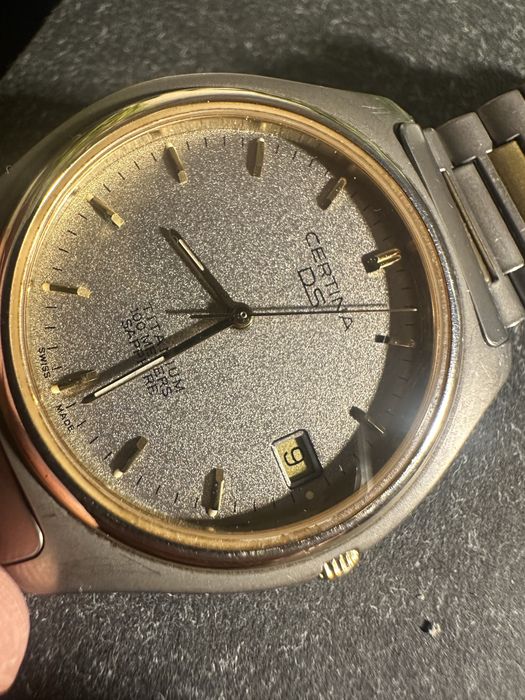 Certina DS Titanium Quartz Swiss Made – tytan, szafir, komplet z pudełkiem