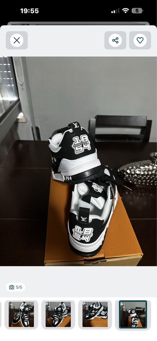 Louis vuitton by virgil black and white