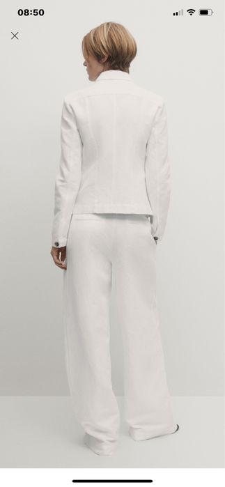 Білі брюки Massimo Dutti