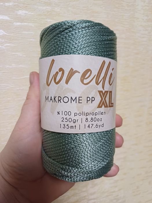 30本　ポメリー Lorelli Makrome pp xl Лорелли мараме, шнур для сумок, пряжа, нитки