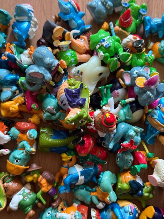 Zestaw figurek vintage kinder niespodzianka zwierzątka