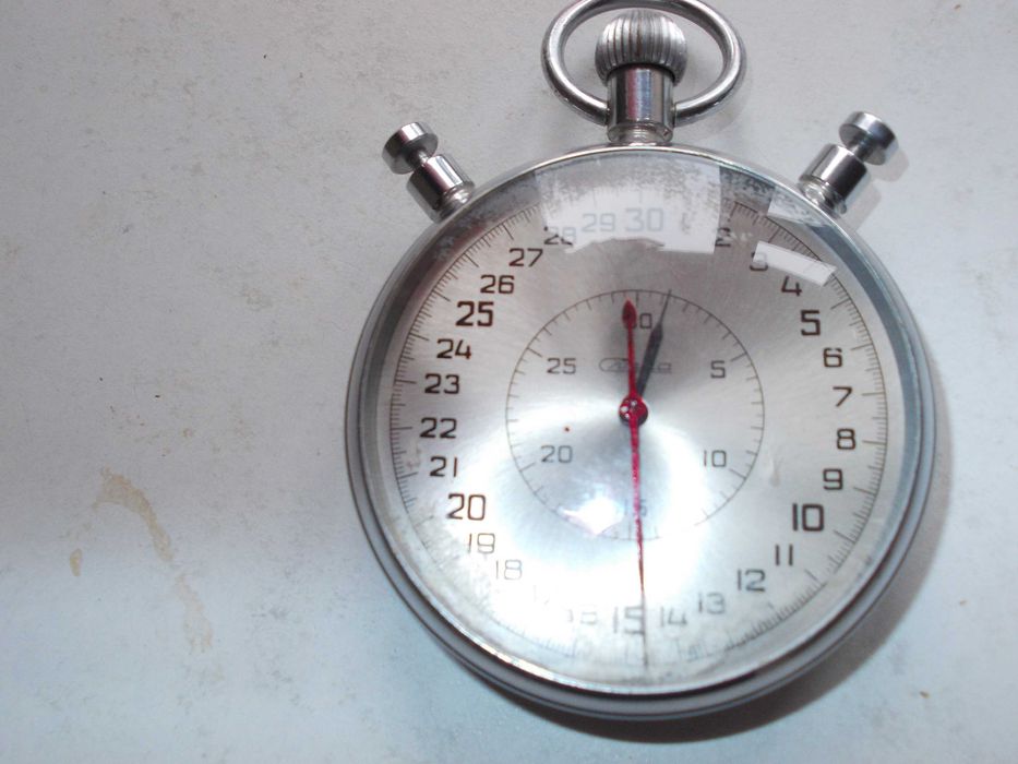 секундомер Слава механический трехкнопочный
