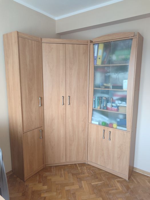 Meble meblościanka szafa narożna