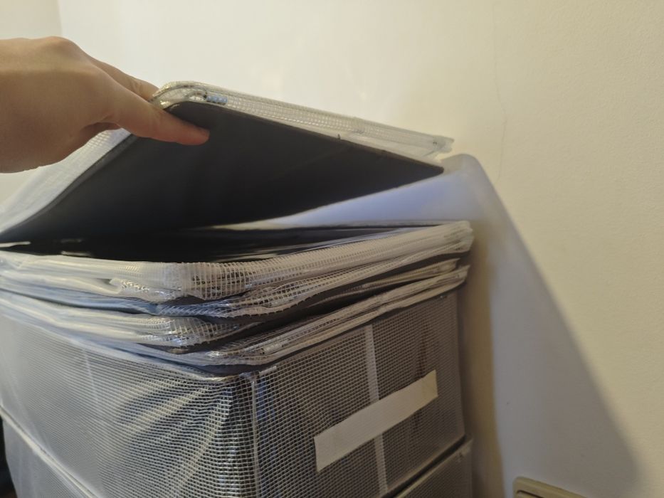 Caixas de arrumação rebatíveis