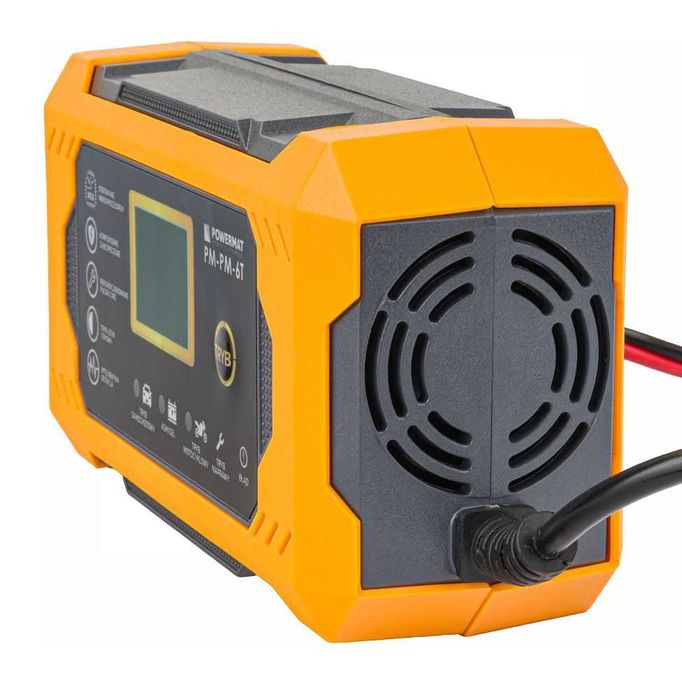 POWERMAT Prostownik Akumulatorowy Mikroprocesorowy 12v 6A PM1242
