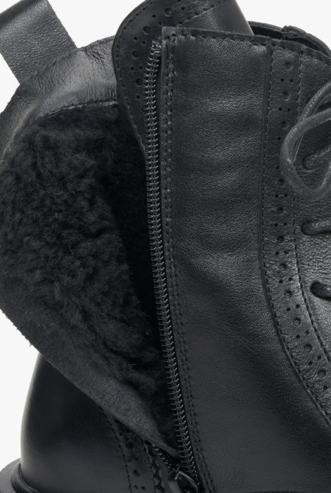 НОВІ шкіряні зимові черевики Estro чоботи кожаные сапоги ботинки