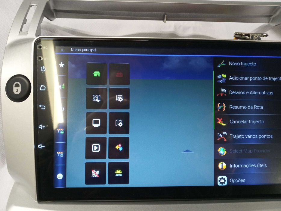 Rádio Citroen C4  - Android 13 – 2 DIN GPS WIFI - Novo Garantia