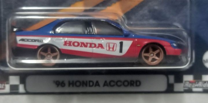 96 Honda accord (rodas de borracha) hot wheels
