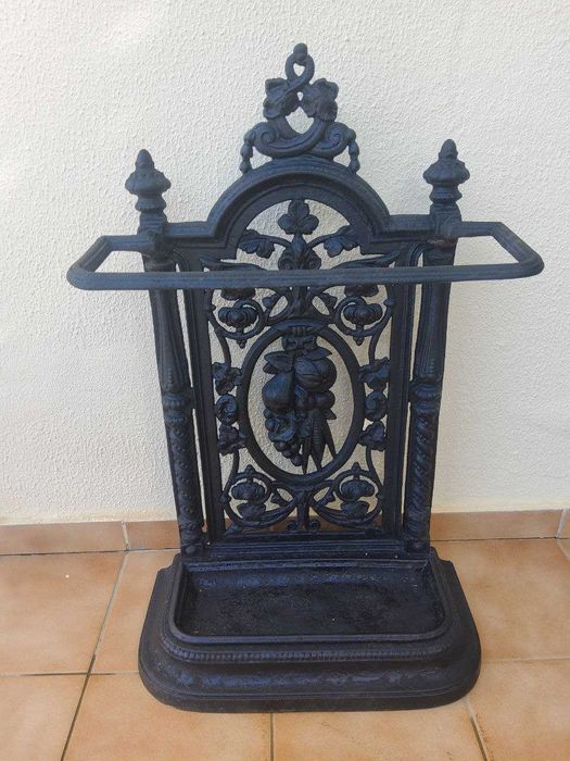 Suporte de entrada para bengalas e guarda-chuvas, estilo pórtico, antiquário, vitoriano.