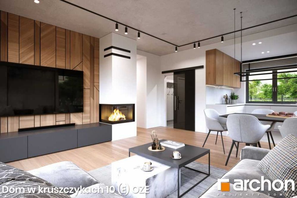 Nowy dom - Bliźniak 92m² | Działka 450m²  | Balcerów – 500 m do zalewu | Stan surowy