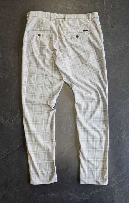 Чоловічі чіноси в клітинку Jack & Jones chino (W36 L34) розмір XL