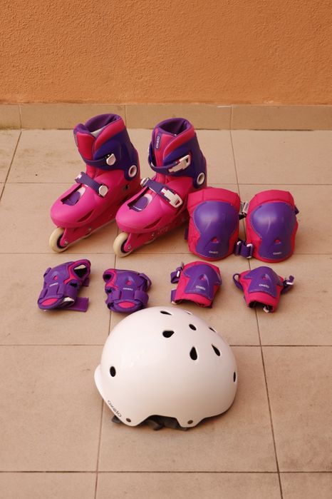 Conjunto COMPLETO Patins para criança