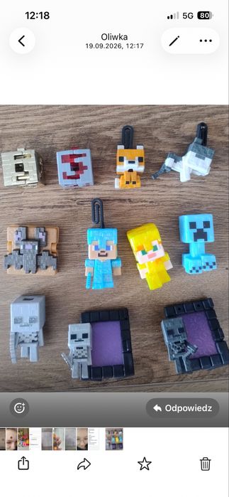 Zestaw figurek Minecraft