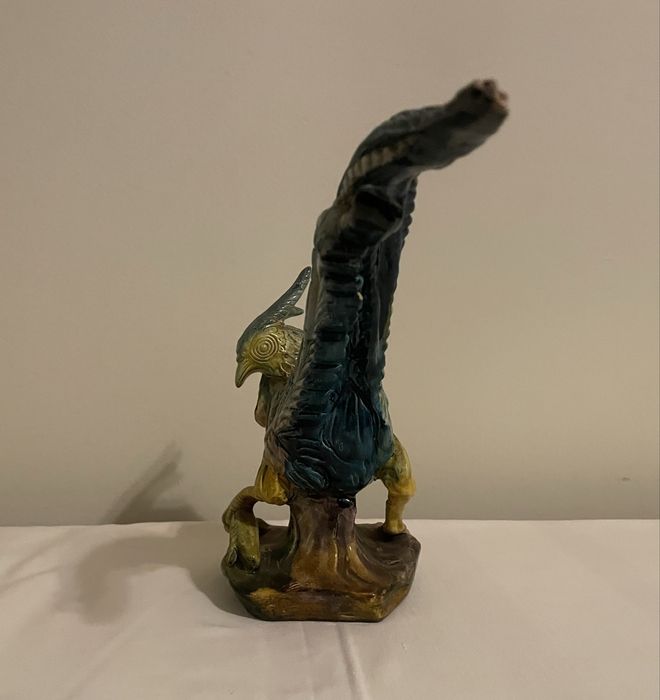 Peça / galo em louça muito antigo (artigo vintage)