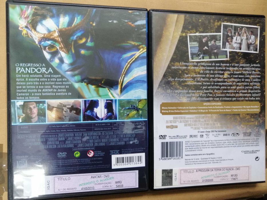Avatar James Cameron  A procura da terra do nunca Johnny Depp