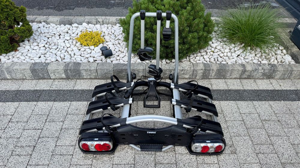 Thule EuroWay EW G2 922 bagażnik na hak na 3 rowery rowerowy samochodowy platforma odchylany e bike elektryki