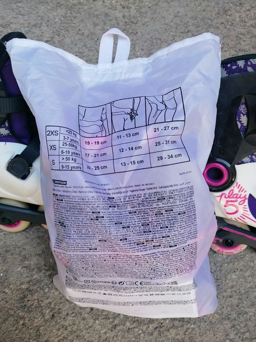 Patins mais proteção
