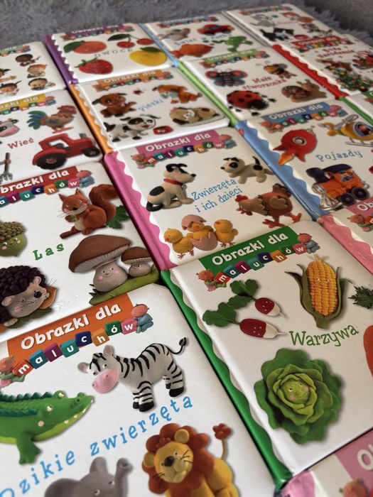 Zestaw ksiazeczek „Obrazki dla maluchow” 18 sztuk