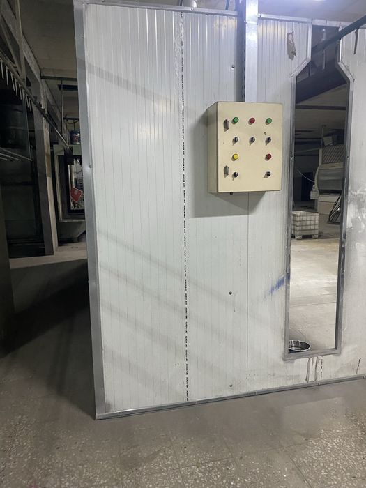 Cabine de pintura  com filtros secos