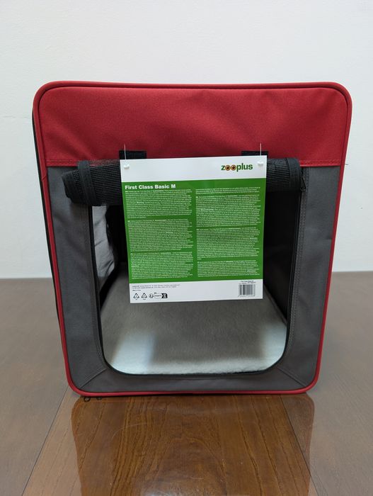 Torba Podróżna First Class Basic M 61x46x53,5cm Czerwono-Szara Transporter - NOWA