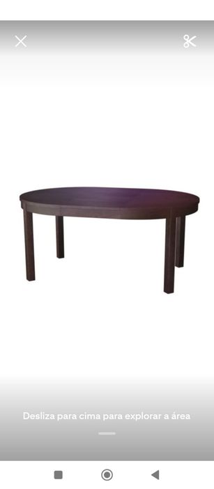 Mesa extensível + 4 cadeiras