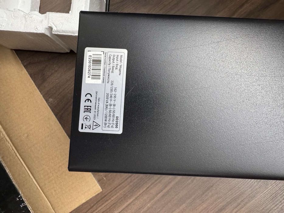 ДБЖ 2E ED2000, 2000va/1200w, led, 2xschuko (2E-ED2000)