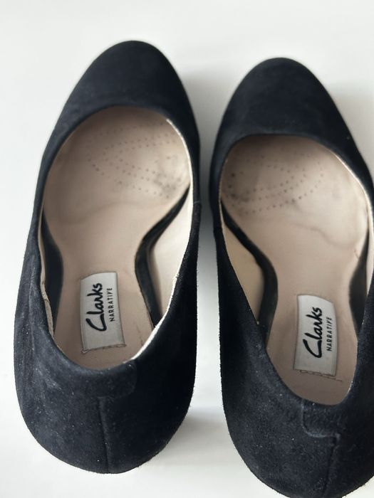 Туфлі замшеві Clarks