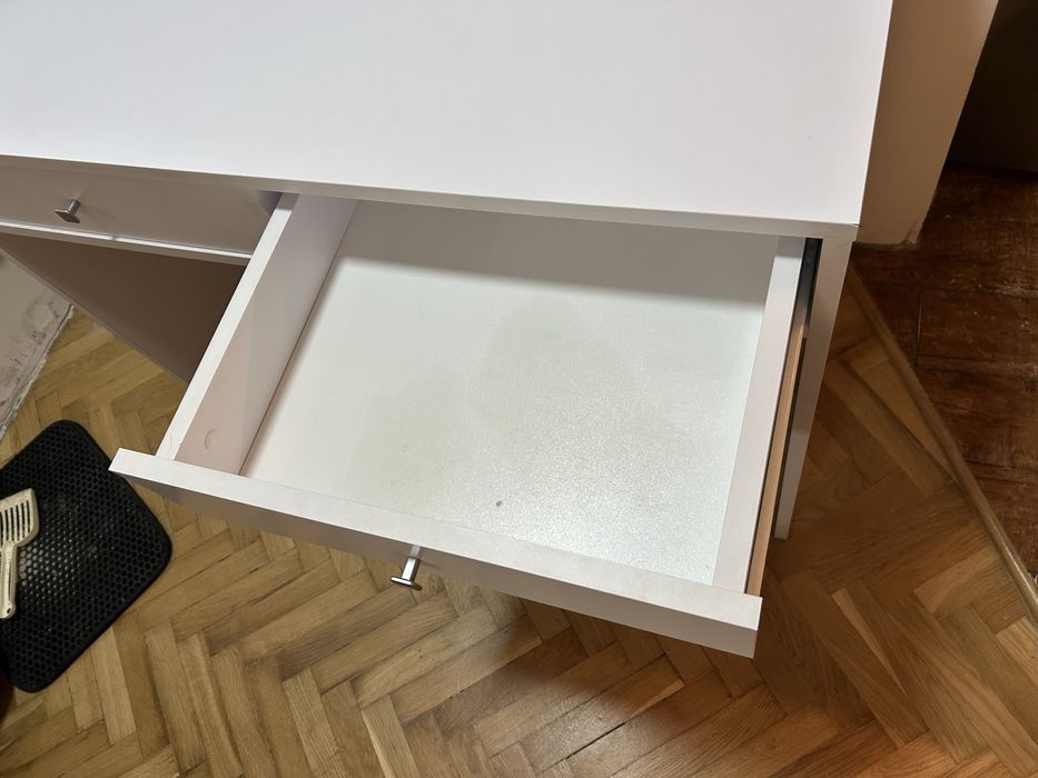 Biurko Toaletka Białe