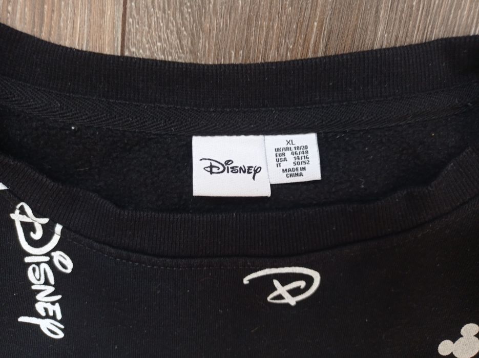 Bluza czarna disney xl