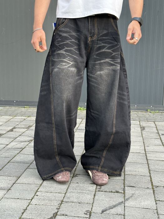 Opium baggy jeans широкі джинси black racer jaded london беггі