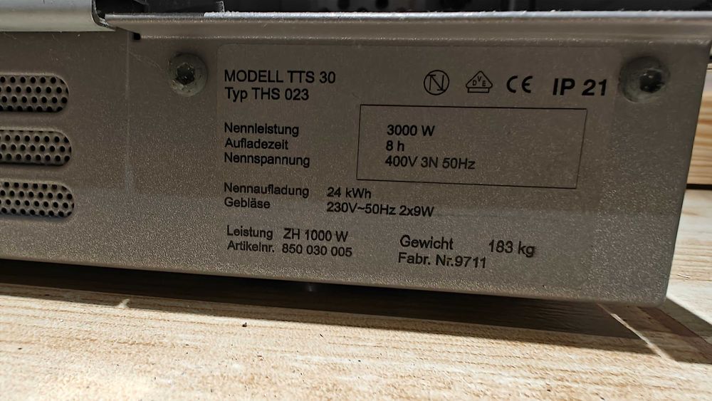Piec akumulacyjny Technotherm TTS30 + Euroster 2006TX