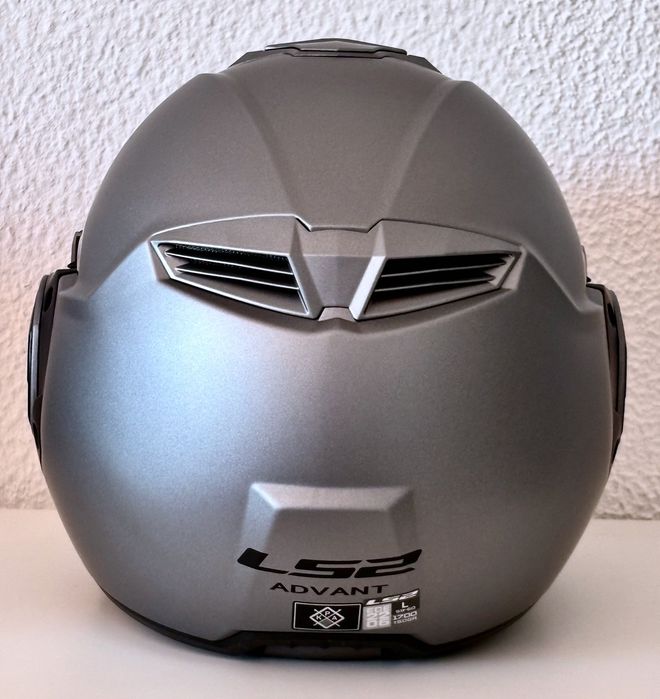 Capacete NOVO Modular 180° LS2 Titanium Matt (22% DESCONTO) Em L e XL