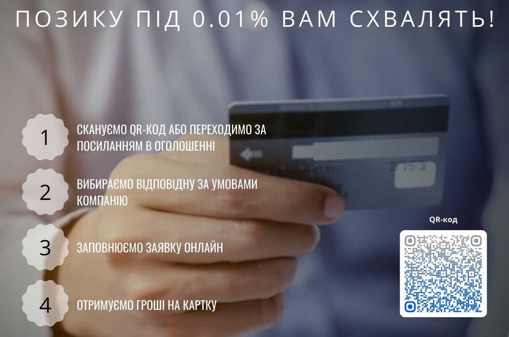 Мікропозики під 0% без відмов | Отримайте кредит онлайн на картку