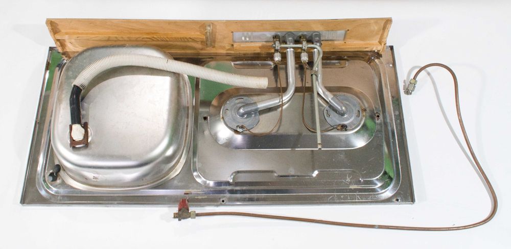 Zlew z kuchenką gazową - kamper, kemping, łódź