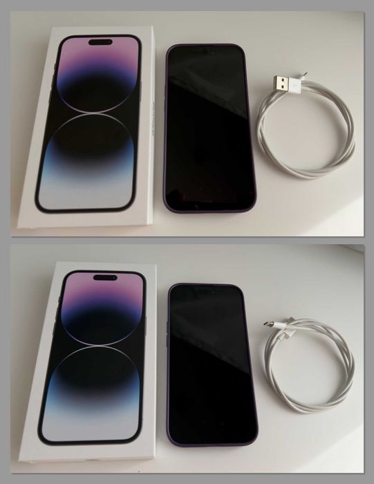 iPhone 14 Pro 128GB Roxo + 9 Capas + Acessórios Originais