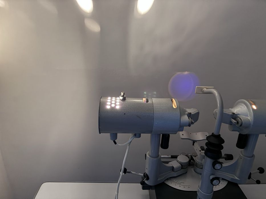 Synoptofor Oculus ze stolem + bogaty zestaw obrazków