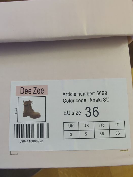 NOWE trapery botki Deezee r36