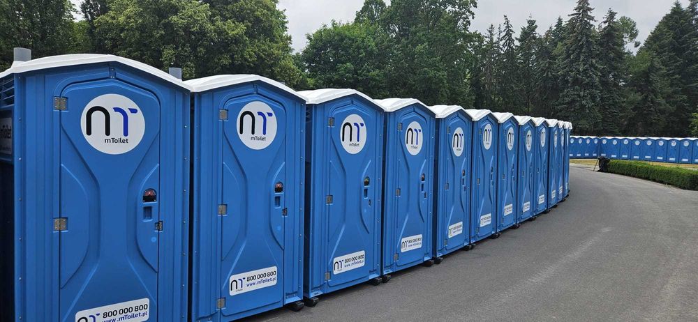 Toaleta przenośna wynajem toalety toalet kabina wc na budowę imprezę