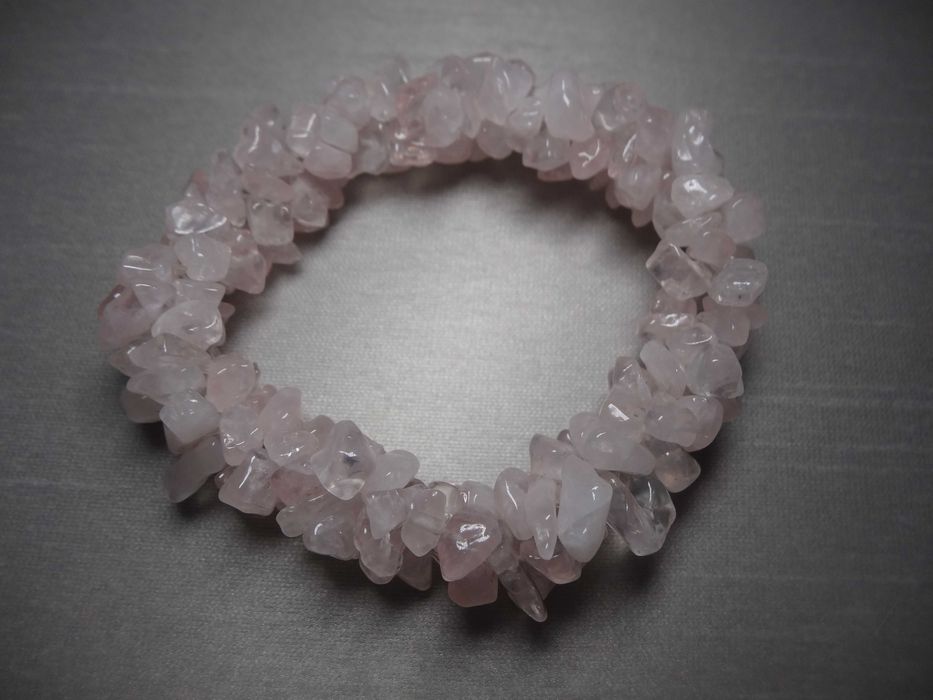 Bransoletka różowy kwarc