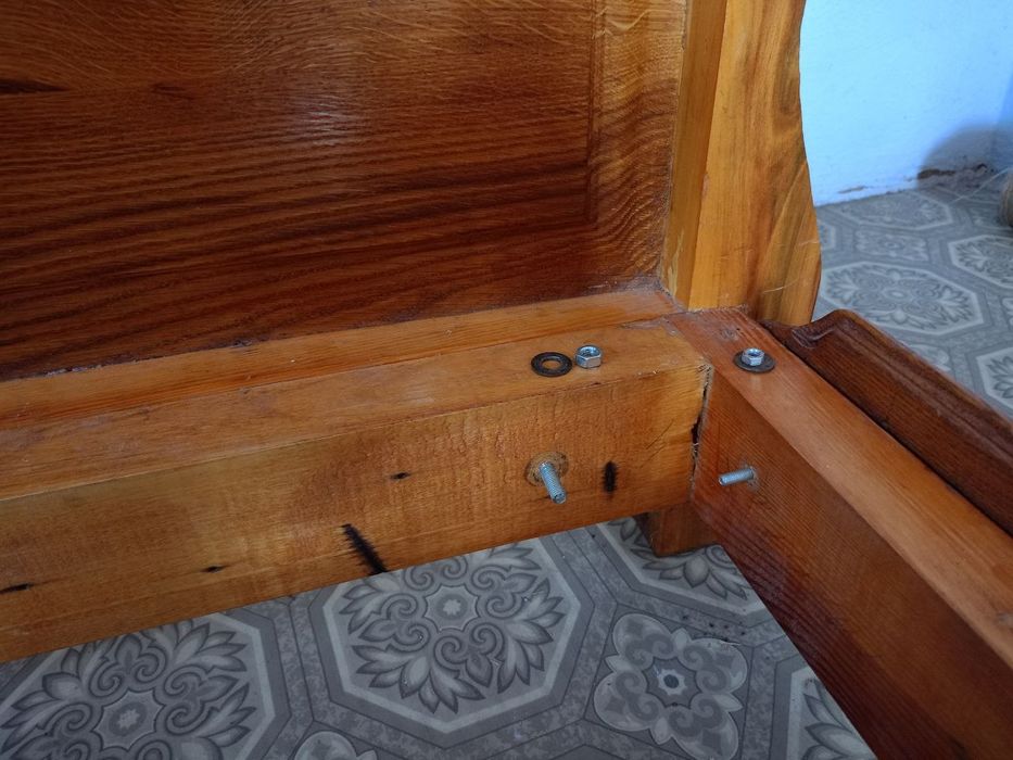 Кровать и 2 прикроватные тумбочки чистое дерево дуб орех осина сосна