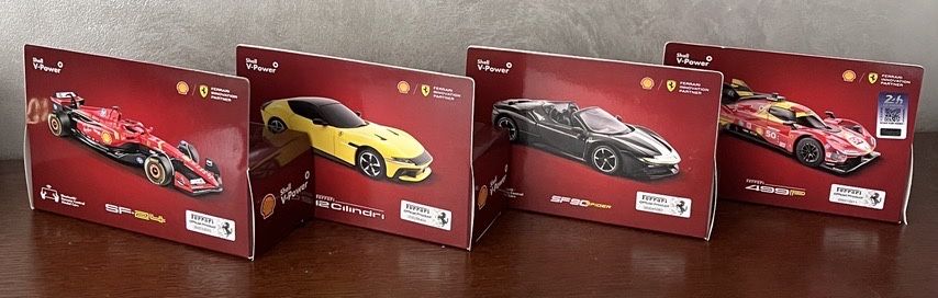 Модельки shell ferrari collection 2025