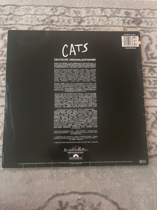 Płyta winylowa cats