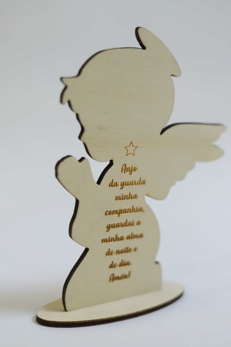 Anjo da Guarda em madeira - ÚLTIMA UNIDADE