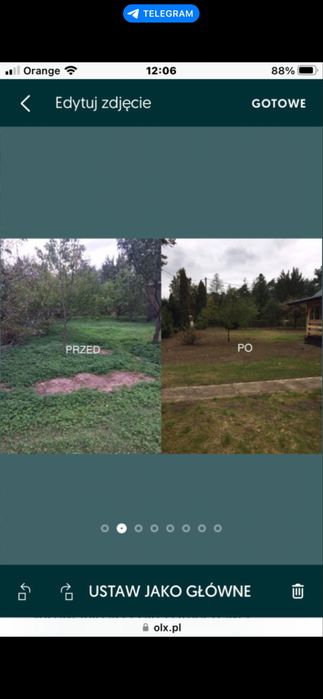 Czyszczenie działek, koszenie trawy