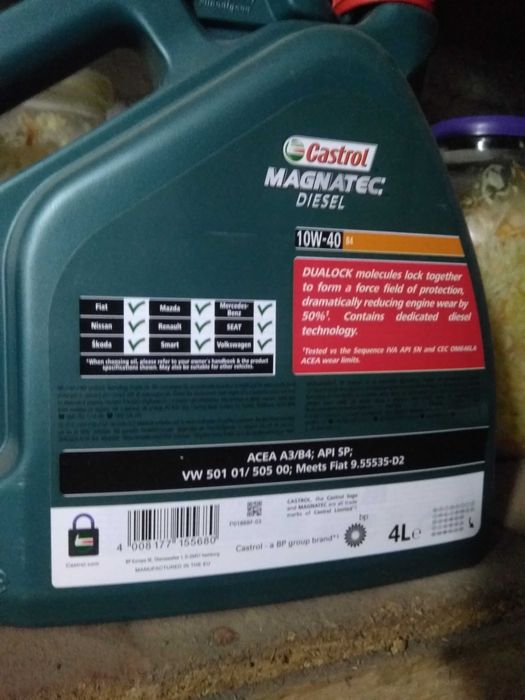 Масло Castrol magnatec 10w-40