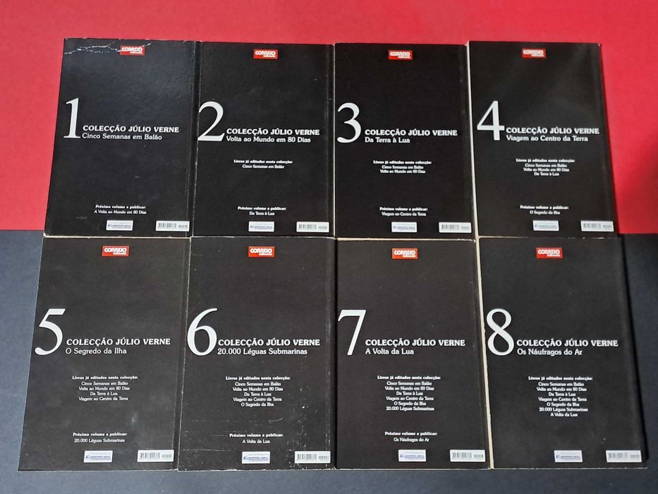 Colecção Júlio Verne - CM (Colecção de 8 volumes)