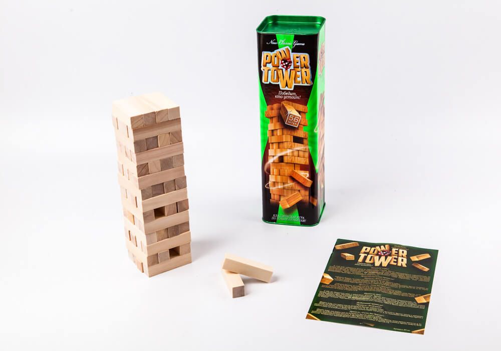 Игра Power Tower Данко Тойс (джанга, дженга, jenga, вега, башня)