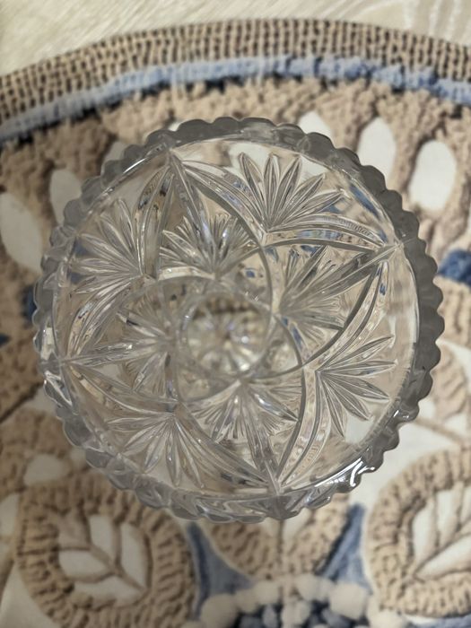 Кришталева ваза срср.