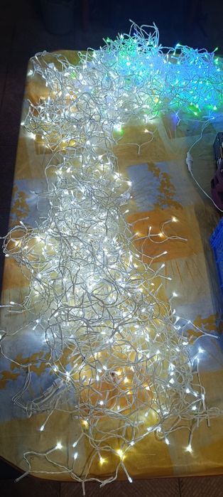 Conjunto de luzes de natal led, muitos conjuntos