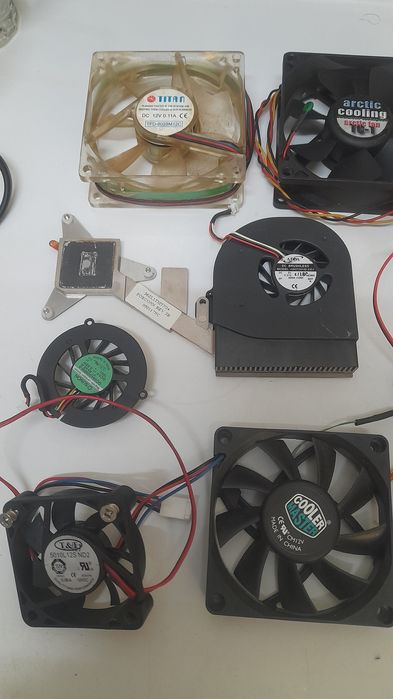 10 Ventiladores de arrefecimento para PC  - Bom estado